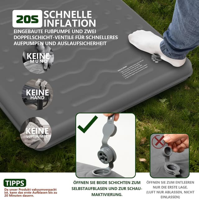 Thumbnail 4 de HiiPeak Isomatte R-Wert 9,5