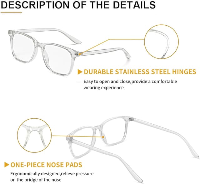 Thumbnail 3 de Joopin Gafas bloqueo luz azul para ordenador