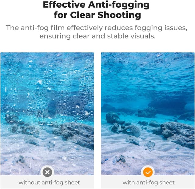 Detalle de K&F CONCEPT 60M/196FT Waterproof Housing Case for DJI Osmo Action 6