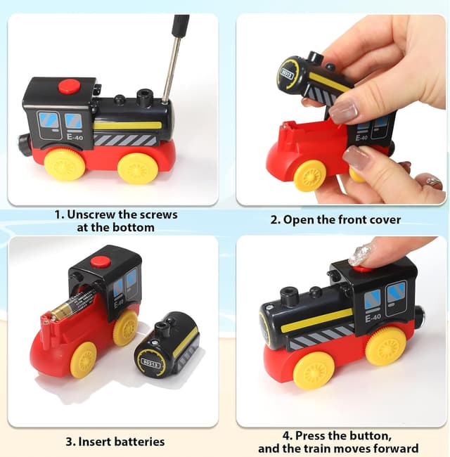 Thumbnail 5 de XIAPIA Wooden Harbour Train Set for 2–5 Years 🚂