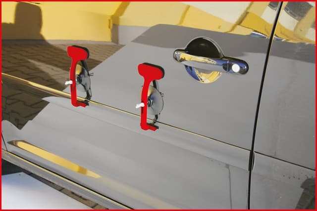 Detalle de KS Tools 140.1065 – Kit de réparation/démontage de pare-brise collé (12 pièces)