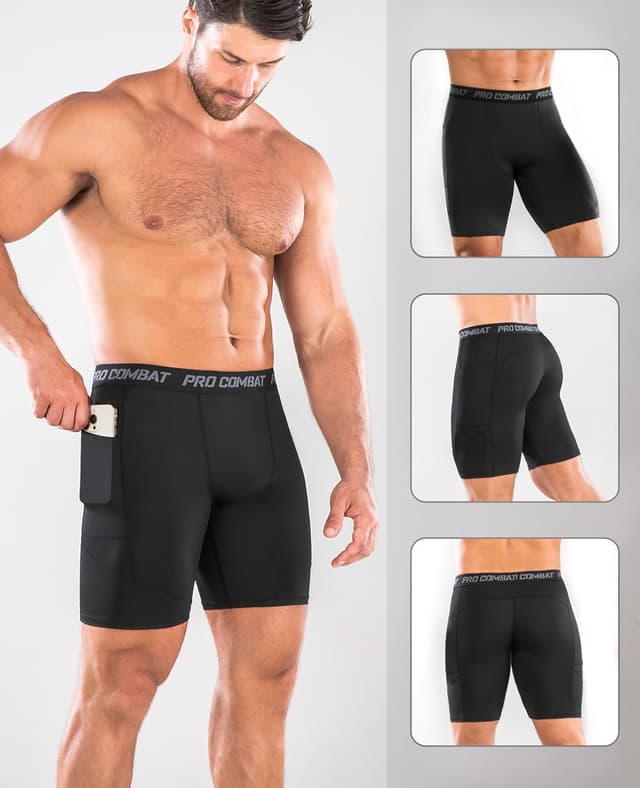 Thumbnail 1 de Niksa Compression Shorts 1‑pack running shorts with pockets 🩲