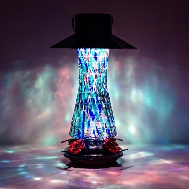 Detalle 2 de Muse Garden Solar Hummingbird Feeder, 38oz