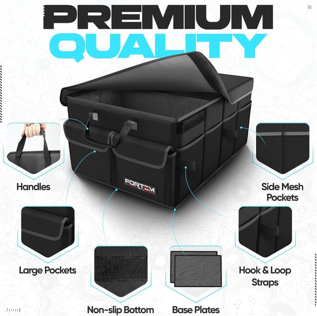 Detalle 2 de FORTEM Trunk Organizer 45L