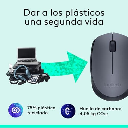 Detalle 2 de Logitech M170 Ratón inalámbrico 12 meses de batería
