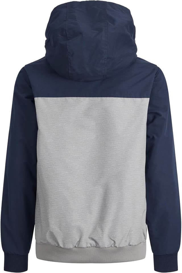 Detalle 2 de Jack & Jones Kids Hooded Long Sleeve Bomber Jacket with Wind-Stopper Shell