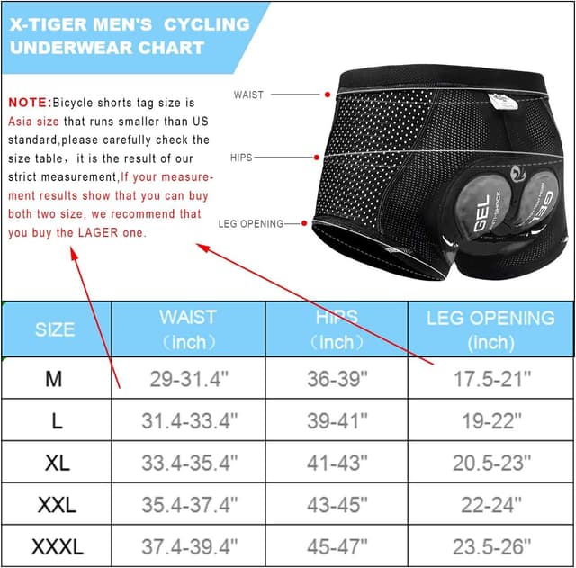Thumbnail 3 de X-TIGER Montagne Shorts Cyclisme 5D Gel