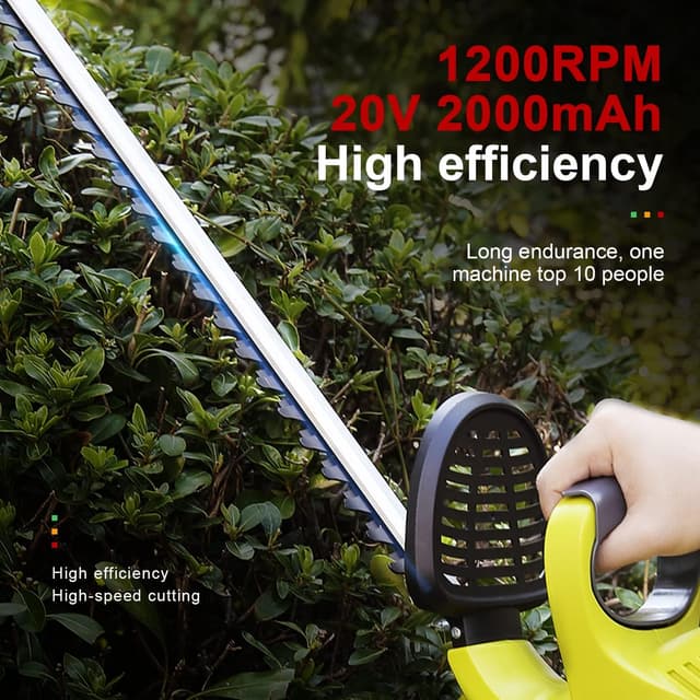 Thumbnail 3 de DEWINNER Cortasetos inalámbrico 20V con batería y doble asa