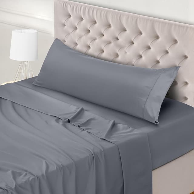 Imagen de Utopia Bedding Sábanas 3 piezas 150 Gris en OfertitasTOP