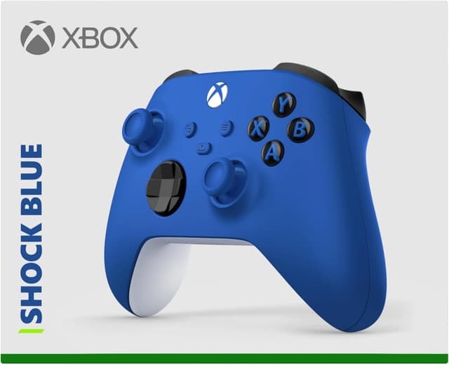 Detalle 2 de Xbox Wireless Controller – Shock Blue Series for Xbox X|S, One and Windows (USB‑C, Bluetooth)