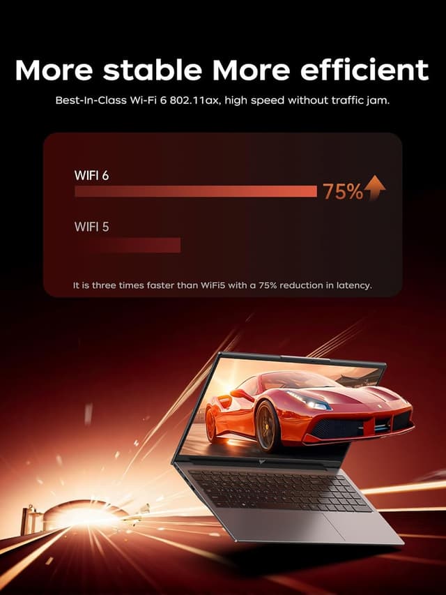 Detalle de Tivique 2026 15.6-inch FHD Gaming Laptop with Ryzen 7 7730U, 16GB RAM & 512GB SSD