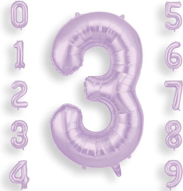 Imagen de AOOSU Globo 3 Morado Cremoso 101 cm en OfertitasTOP