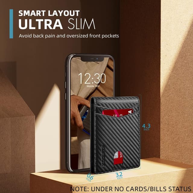 Detalle de RUNBOX Wallet RFID 15-card Slim 👛