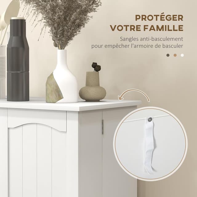 Thumbnail 5 de HOMCOM Armoire de Cuisine 60 x 30 x 104 cm