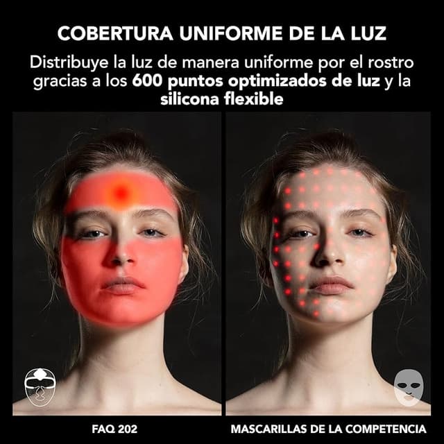 Thumbnail 4 de FAQ 202 Máscara Facial de Luminoterapia NIR + 7 LED 🌟