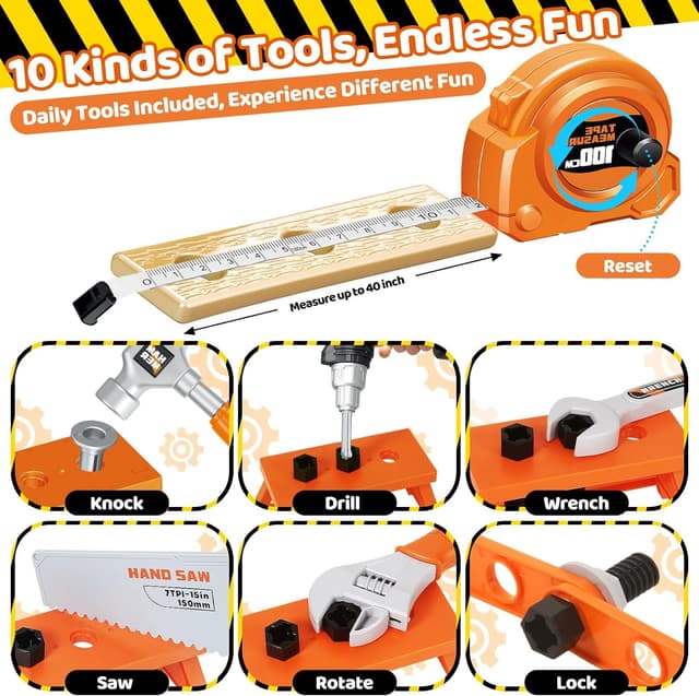 Thumbnail 4 de Kids Tool Set 46 PCS