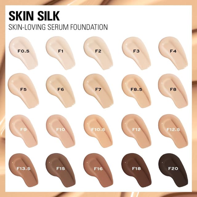 Thumbnail 6 de Makeup Revolution Skin Silk Serum Foundation 💧 Light to Medium Coverage