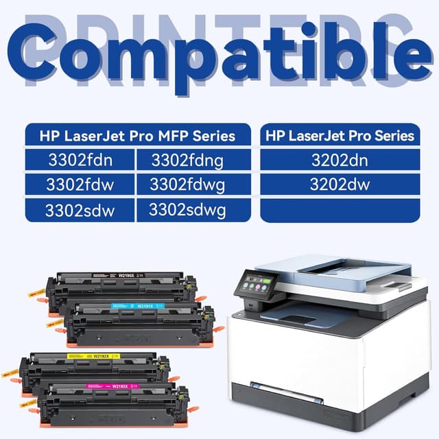 Detalle 2 de Lemero 219X Toner 4er-Set für HP Color LaserJet