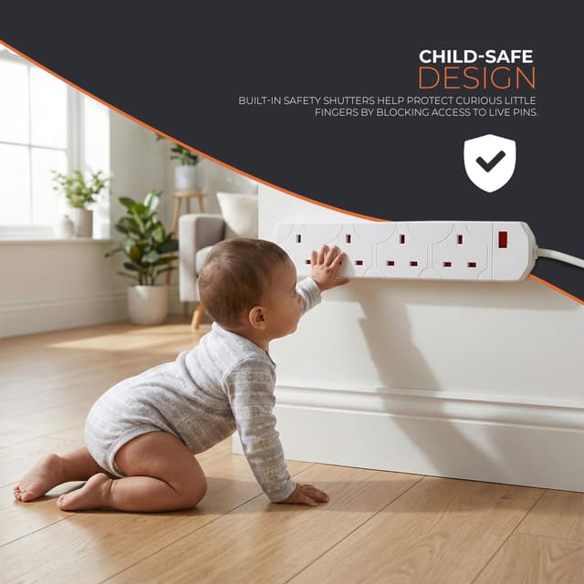 Detalle 2 de Wolf Power 4 Way extension lead 2 m