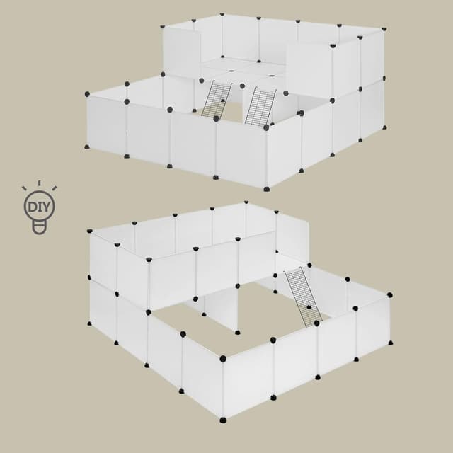 Detalle 2 de EUGAD Kleintiergehege 181x145x72 cm đ