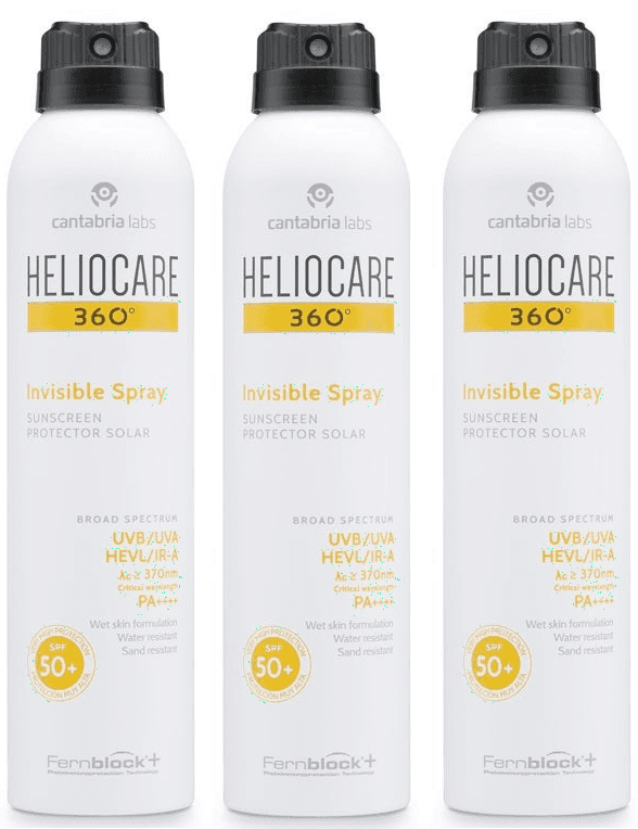 Imagen de Heliocare 360 Spray Invisible SPF50 3x200 ml sunscreen en OfertitasTOP