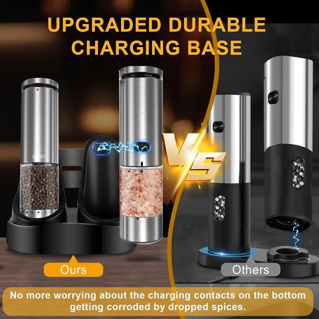 Thumbnail 3 de Rechargeable Salt & Pepper Grinder Set