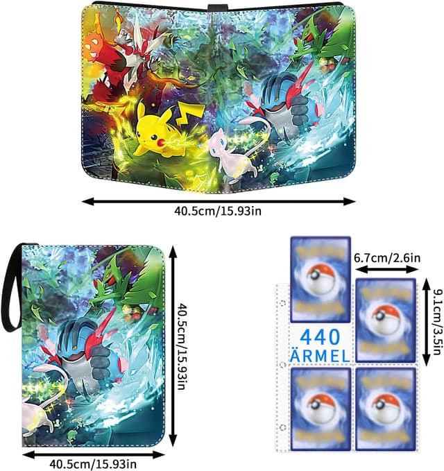 Detalle 2 de HazyZany Sammelalbum 55 Seiten für Karten