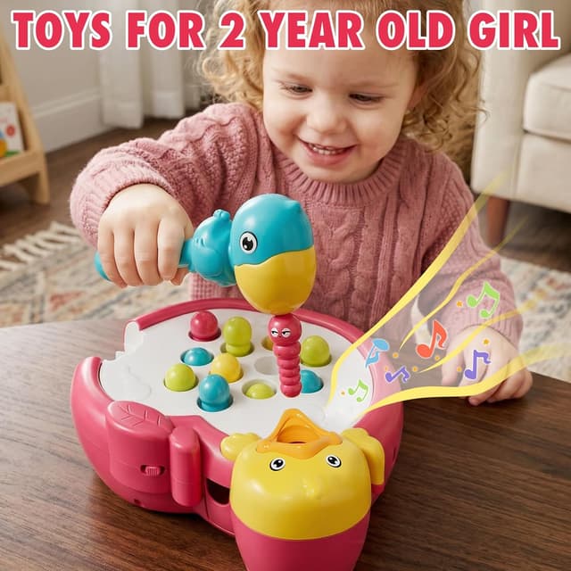 Detalle 2 de PANITU Magnetic Woodpecker Worms Catching Game (Magnetic Bird Feeding) for Ages 2–4