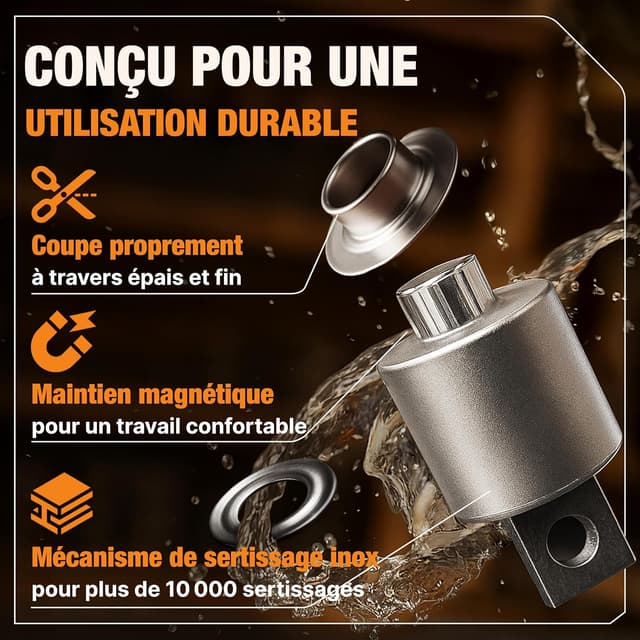 Thumbnail 3 de BAURIX 200 Ø6mm ŒILLETS Embout Magnétique TALOS