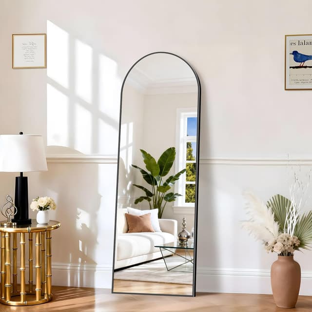 Detalle 2 de KOCUUY Bogen Standspiegel 147 x 47 cm Ganzkörper