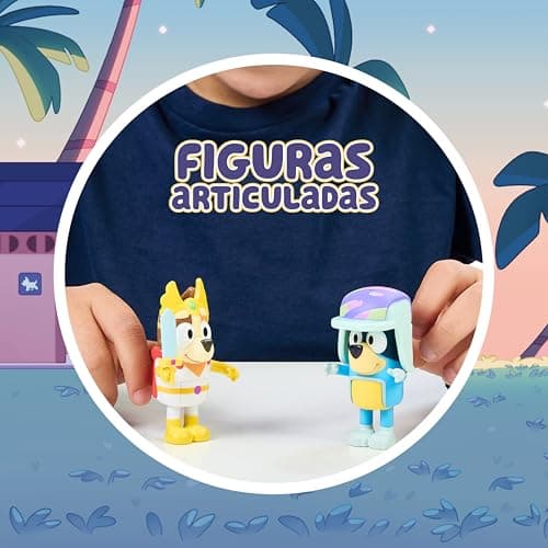Detalle 2 de Famosa Bluey Pack 2 Figuras Fairtale, articuladas 🎲