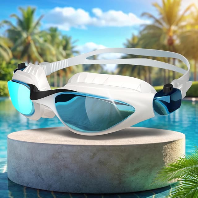 Detalle de KIDVERSE Kinder-Schwimmbrille (3 bis 13 Jahre) mit UV-Schutz und Anti-Beschlag