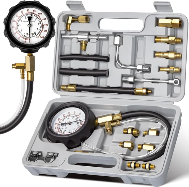 Detalle de AUTOWN Fuel Pressure Tester Kit 0-140 PSI