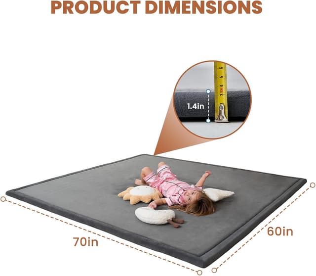 Thumbnail 1 de SUNYRISY 3.5cm Thick Baby Play Mat