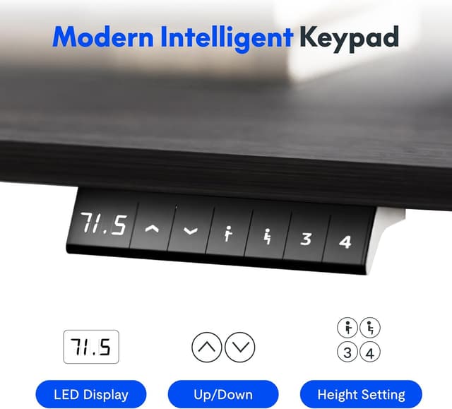 Thumbnail 2 de FLEXISPOT EN1 MAX Escritorio elevable 120x80