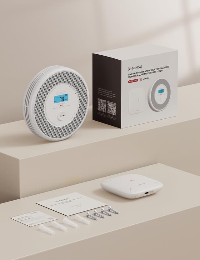 Thumbnail 6 de X-Sense WLAN-Rauch- und Kohlenmonoxidmelder mit Sprachalarm (SBS50-Basis), XP0A-MR11 – 2-in-1