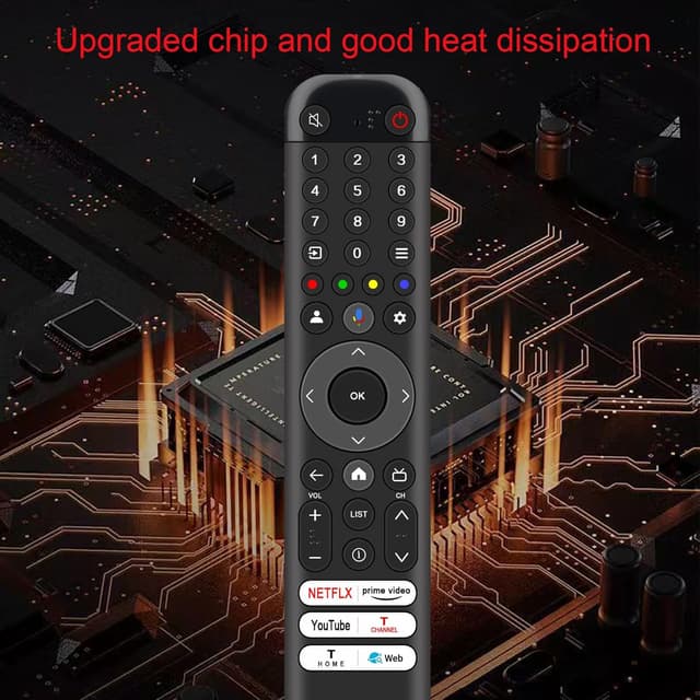 Detalle de VINABTY TV remote for TCL, long range