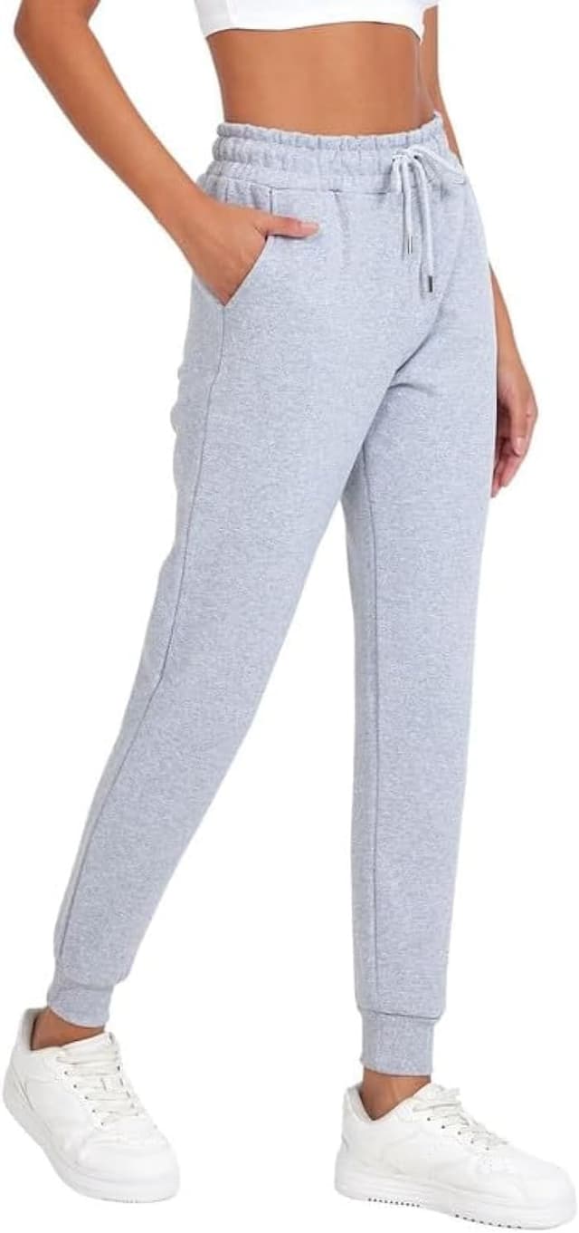 Detalle 2 de COMEOR Women’s Jogging Bottoms – Ladies Joggers in long cotton with drawstring and tapered cuffs