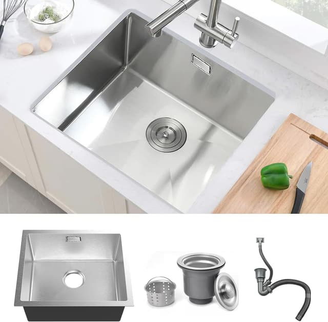 Imagen de BoomHoze 304 Stainless Steel Sink 50x45cm en OfertitasTOP