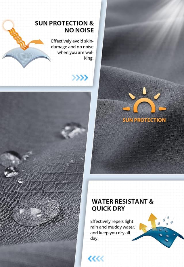 Thumbnail 3 de Hiauspor Men's Hiking Cargo Shorts 9