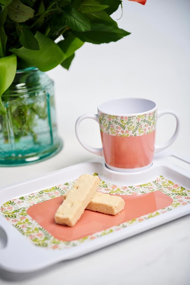 Detalle 2 de Lightweight melamine snack tray 33.8cm