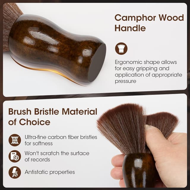 Thumbnail 6 de Vinyl Record Cleaning Brush Ultra Soft