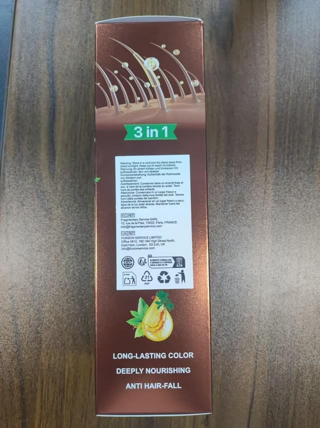 Detalle 1 de Champú 3 en 1 para cabello gris 500 ml