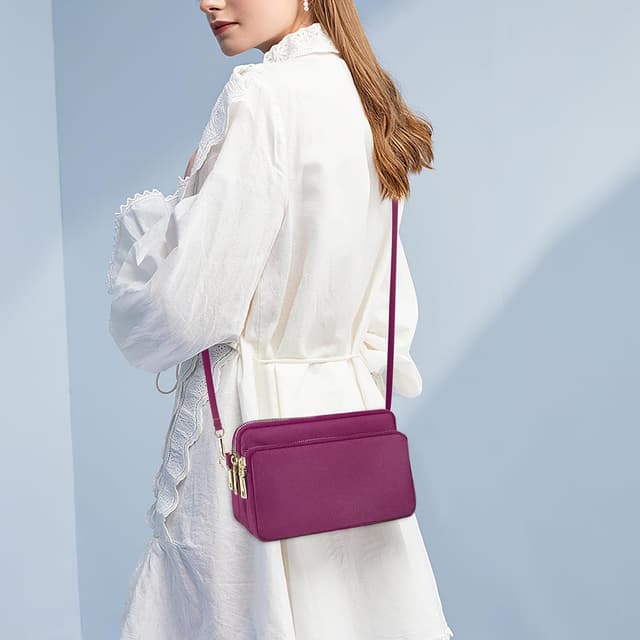 Detalle 2 de ModaZeal Small Crossbody Bag 20x6x13cm