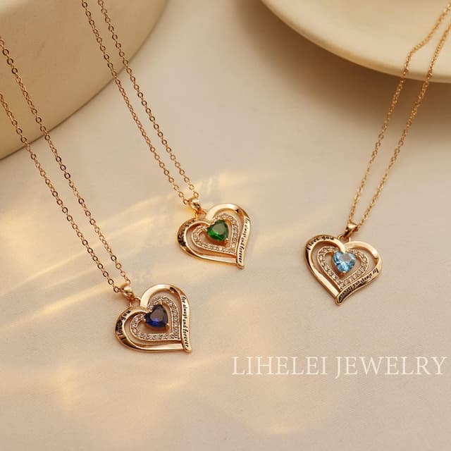 Detalle 1 de LIHELEI Kette 40+5 cm Herzanhänger