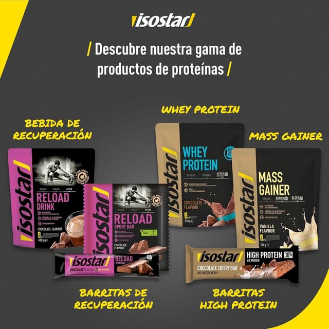 Thumbnail 4 de Isostar Barrita High Protein Toffee 30 – 16 unidades