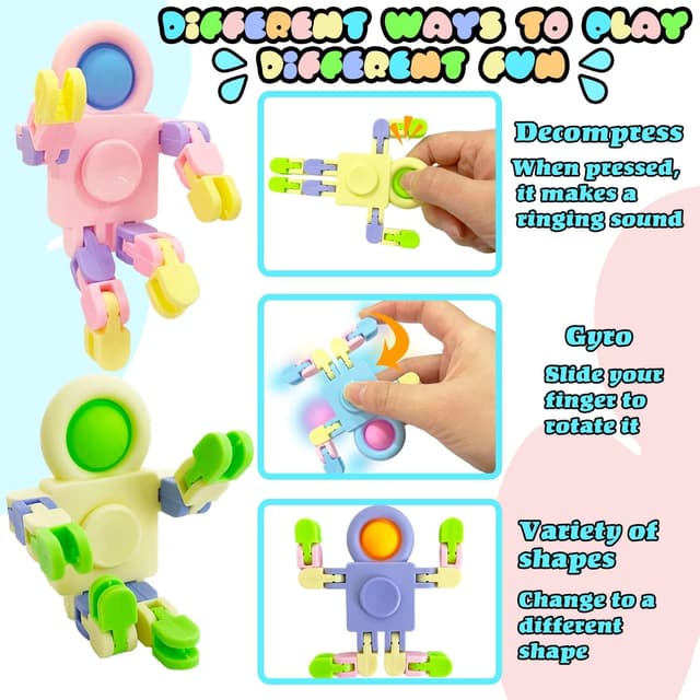 Detalle 2 de Bambebe 12PCS Fidget Sensory Toys