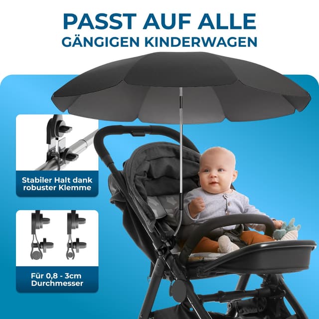 Thumbnail 2 de STYNGARD Sonnenschirm Kinderwagen 70 cm UV50+