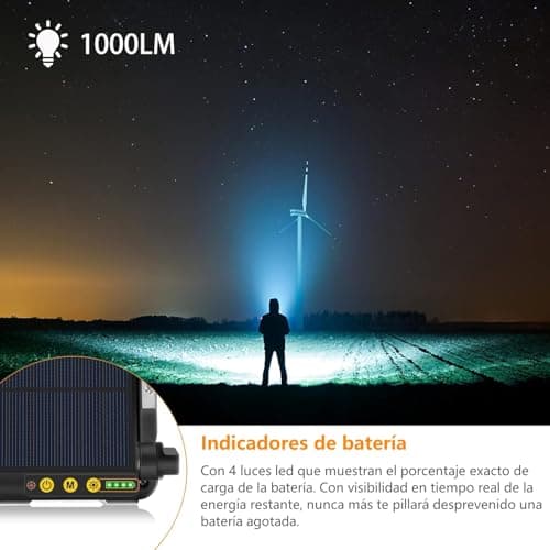 Thumbnail 4 de MEIKEE Foco LED Recargable 1000 lúmenes