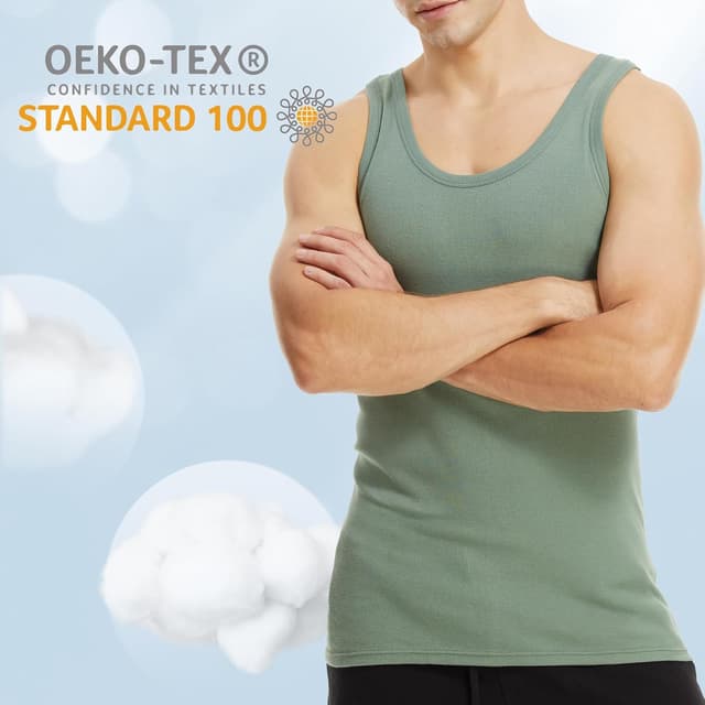 Thumbnail 2 de Falechay Unterhemd Herren Tank Top 5er Pack